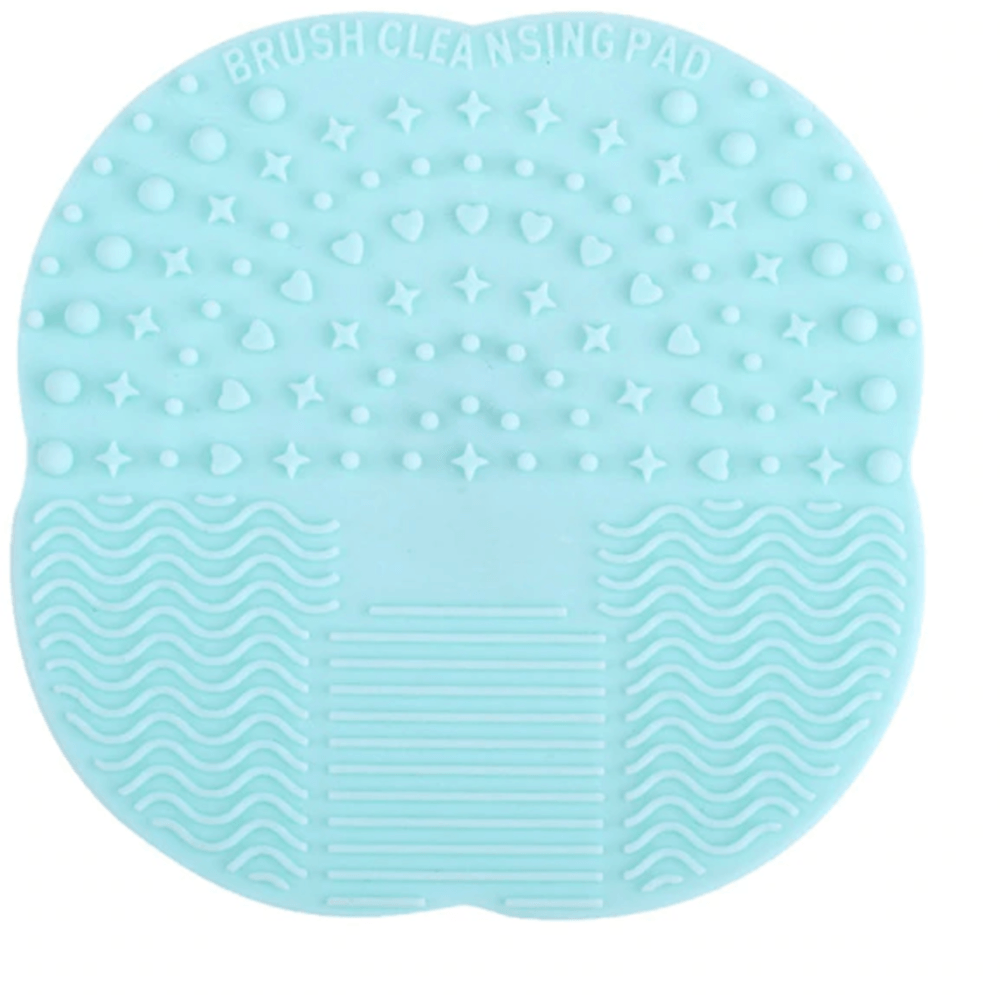 Silicone Brush Scrubber - Aqua - Honey Bee Stamps