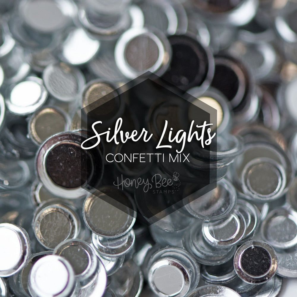 Silver Lights - Confetti Mix - Honey Bee Stamps