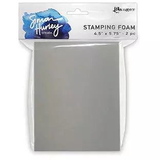 Simon Hurley Stamping Foam 2pk Large 4.5" x 5.75" - Honey Bee Stamps