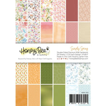 Simply Spring Paper Pad 6x8.5 - 24 Double Sided Sheets - Honey Bee Stamps
