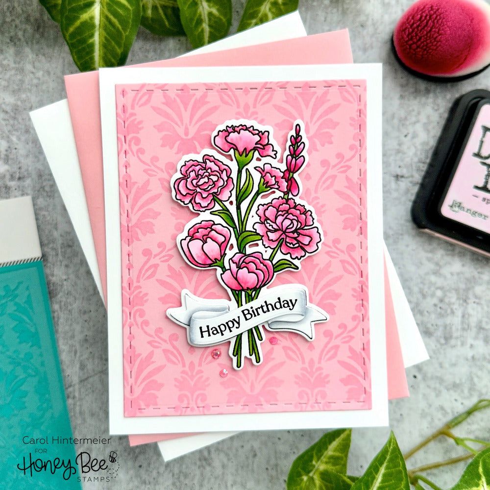 Simply Stated - 6x6 Photopolymer Stamp Set - Retiring - Honey Bee Stamps