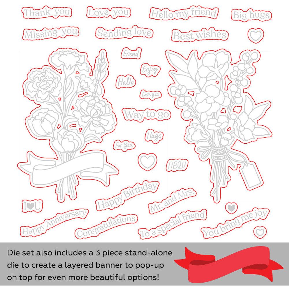 Simply Stated - Honey Cuts - Coordinating Dies - Retiring - Honey Bee Stamps