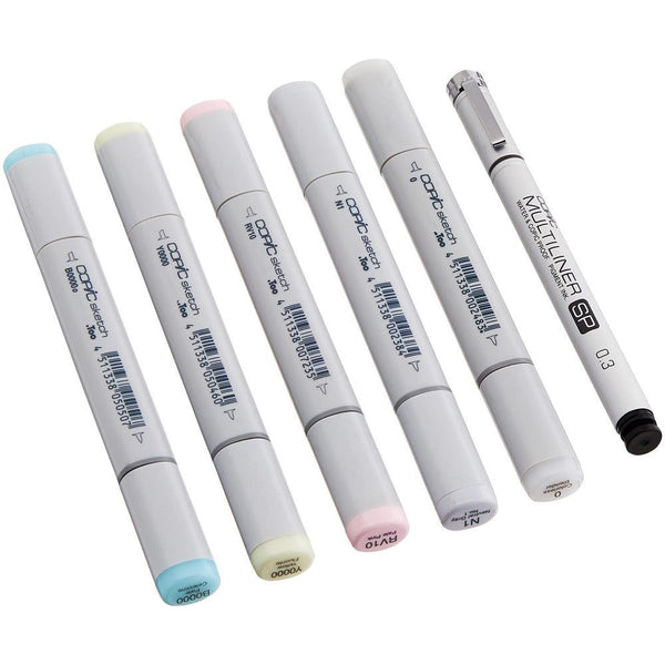 Sketch Markers by Copic - Blending Basics - 6 Pack Set - Clearance