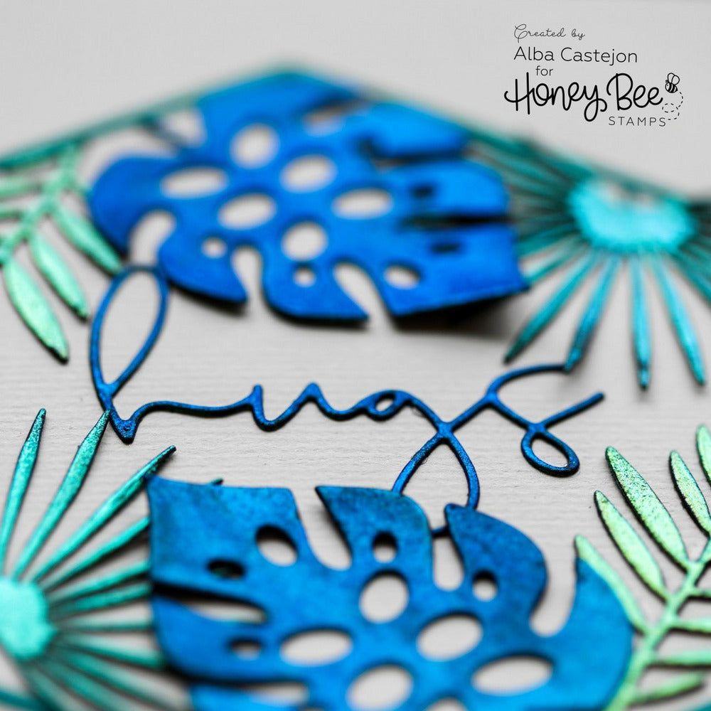 Slimline Sentiments: Eyelet - Honey Cuts - Stand - Alone Dies - Retiring - Honey Bee Stamps