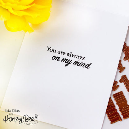 Small Card, Big Hug - 4x6 Stamp Set - Honey Bee Stamps