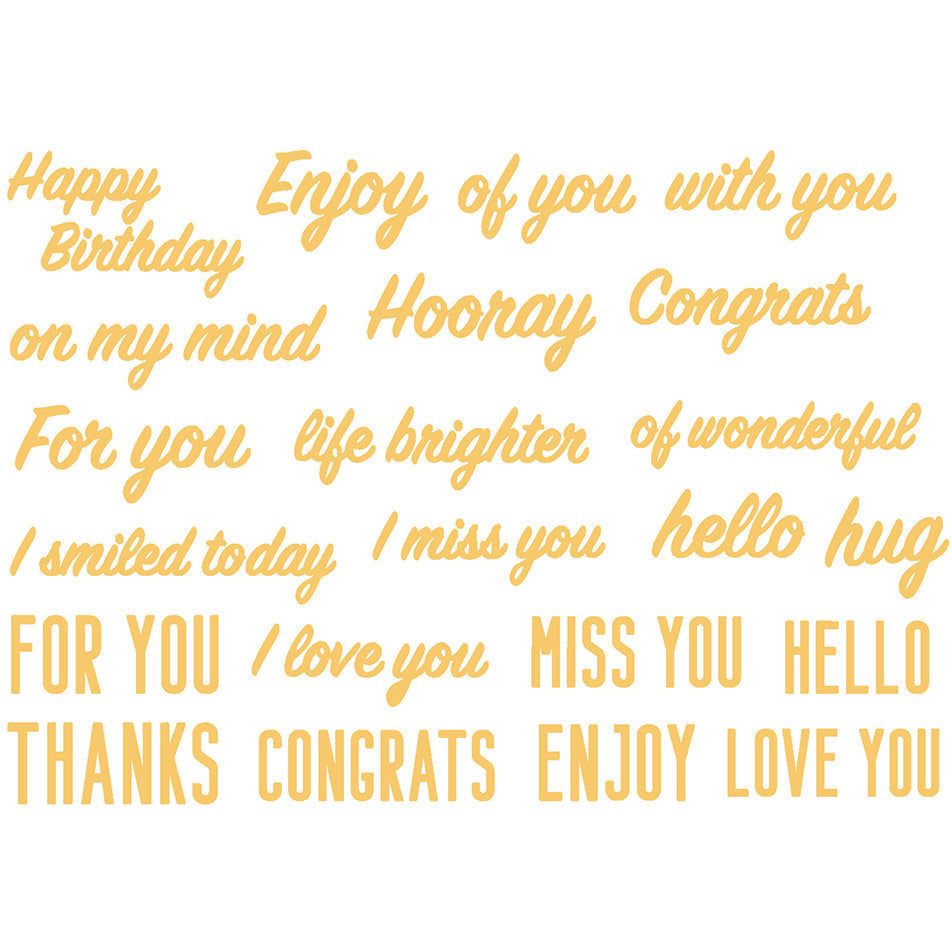 Small Card - Hot Foil Plate - Retiring - Honey Bee Stamps