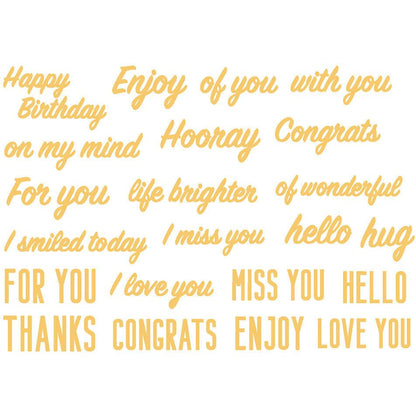 Small Card - Hot Foil Plate - Retiring - Honey Bee Stamps