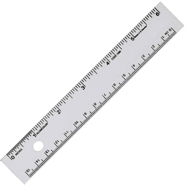 Small Straight Edge Ruler with Center-Finding Back 6" Card Size - Honey Bee Stamps