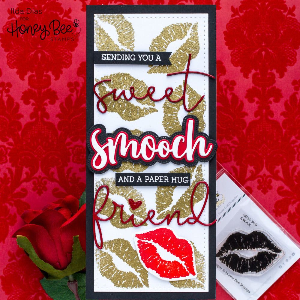 Smooch - 3x4 Stamp Set - Honey Bee Stamps