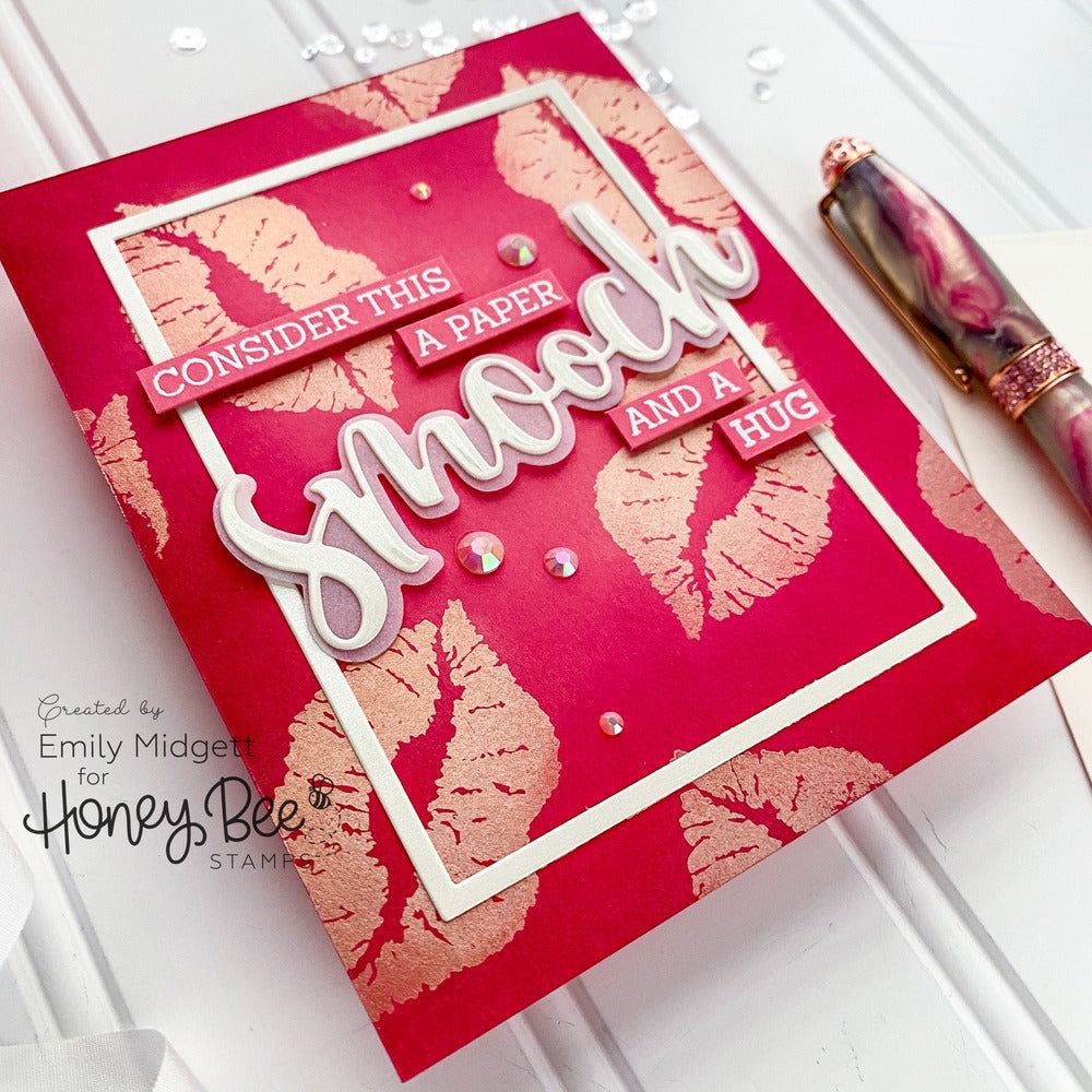 Smooch - 3x4 Stamp Set - Honey Bee Stamps