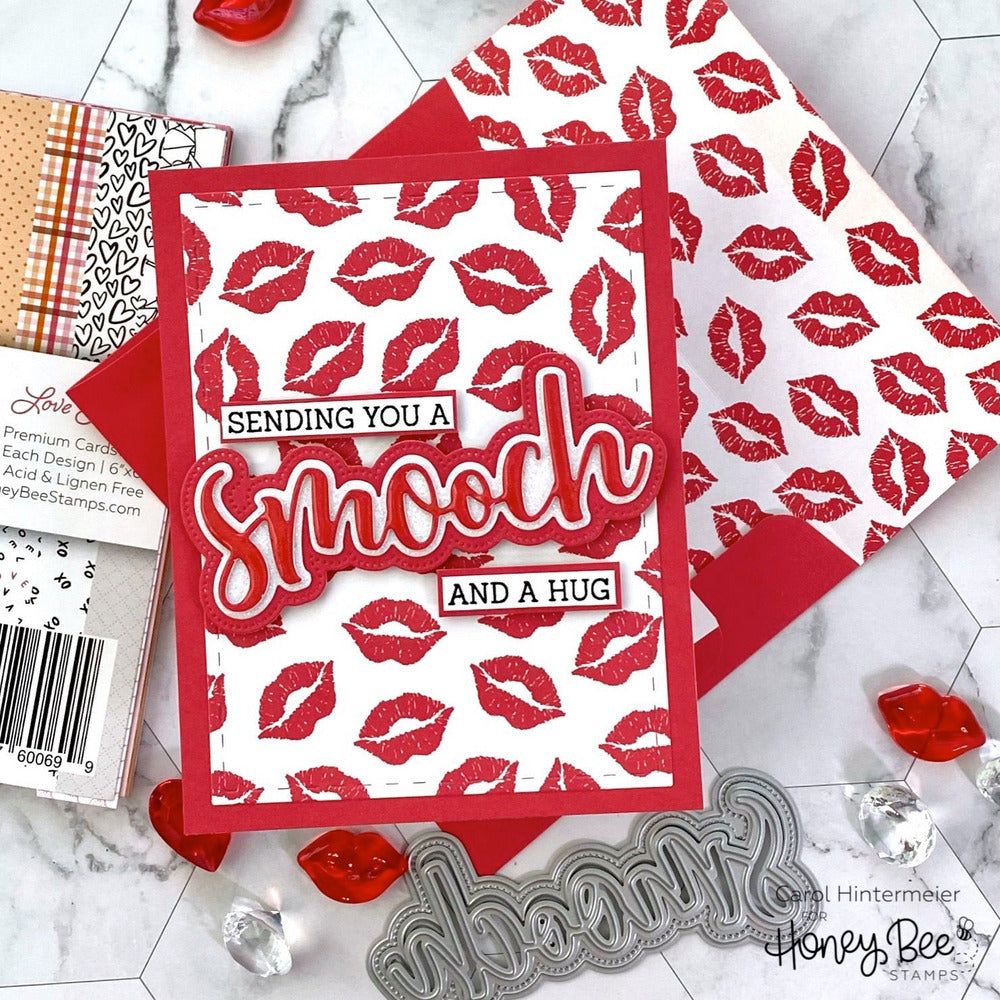 Smooch - 3x4 Stamp Set - Honey Bee Stamps