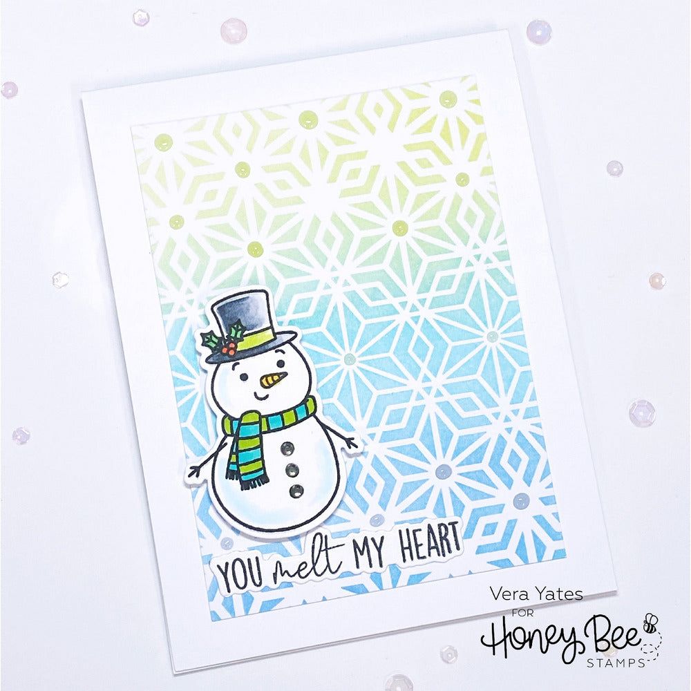 Snow Family Like Ours - Honey Cuts - Coordinating Dies - Retiring - Honey Bee Stamps