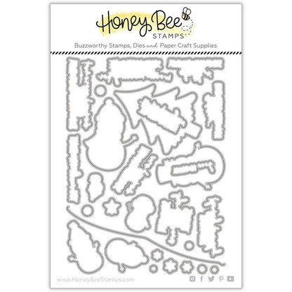 Snow Family Like Ours - Honey Cuts - Coordinating Dies - Retiring - Honey Bee Stamps