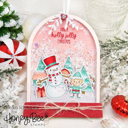 Snow Globe A2 Shaker or Card Base - Honey Cuts - Stand - Alone Dies - Honey Bee Stamps
