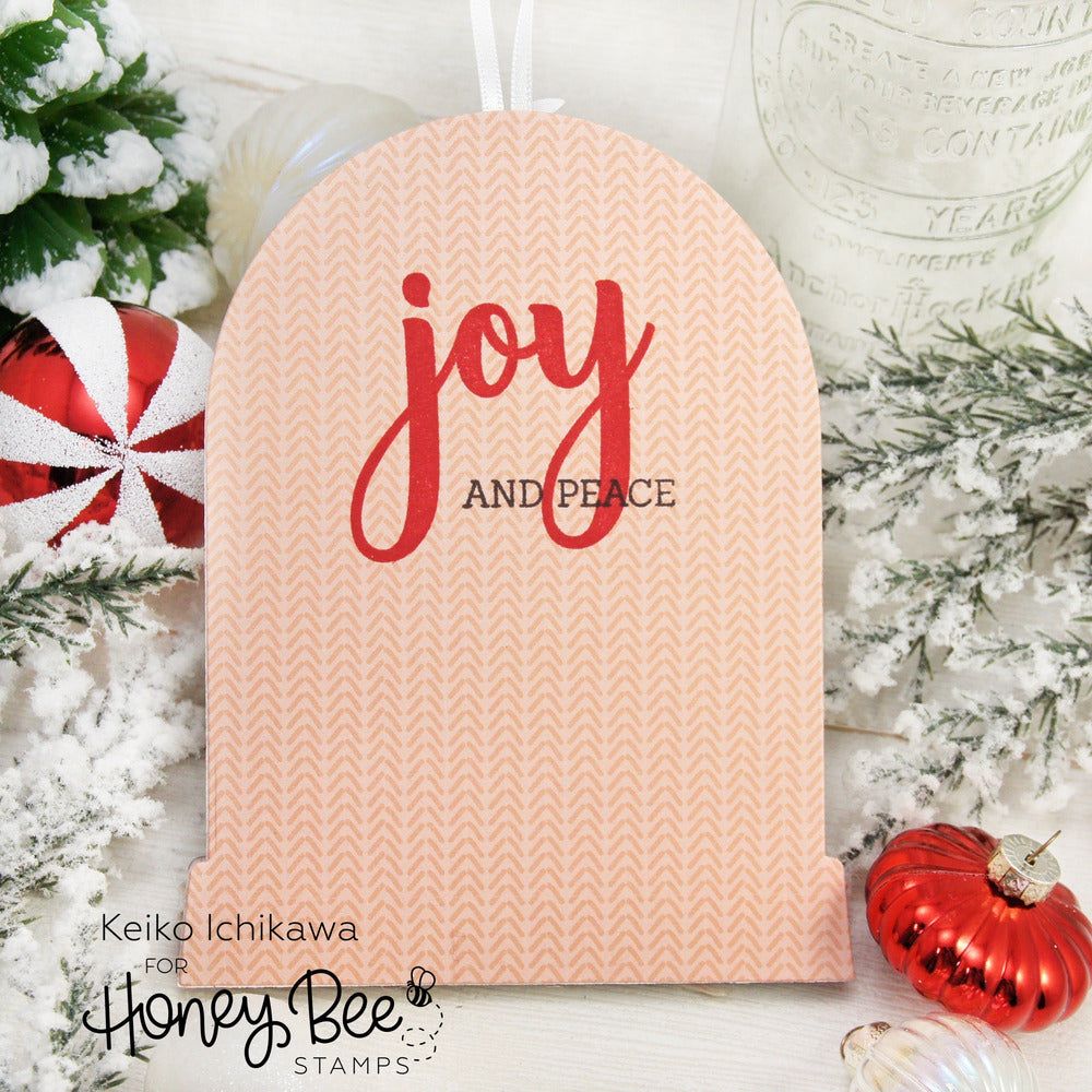 Snow Globe A2 Shaker or Card Base - Honey Cuts - Stand - Alone Dies - Honey Bee Stamps