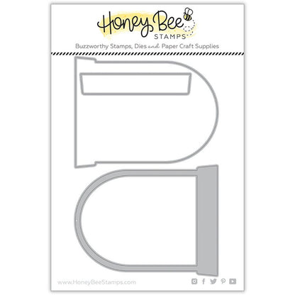 Snow Globe A2 Shaker or Card Base - Honey Cuts - Stand - Alone Dies - Honey Bee Stamps