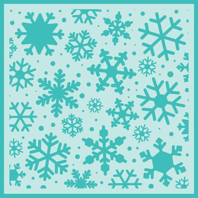 Snowfall - Background Stencil - Honey Bee Stamps