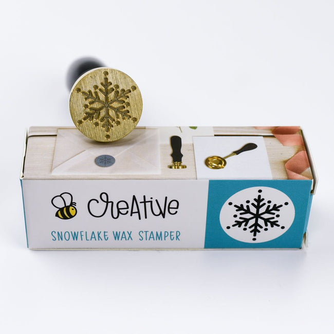 Snowflake - Wax Stamper - Honey Bee Stamps