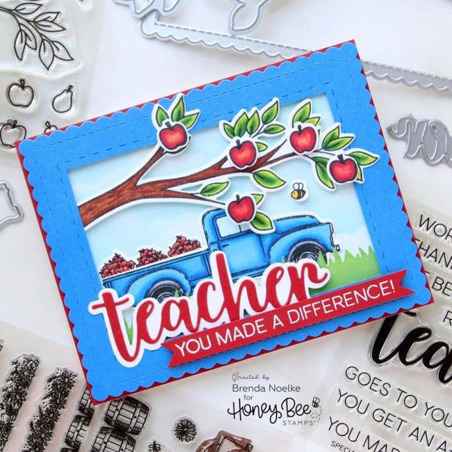 Special Teacher - 4x4 Stamp Set - Honey Bee Stamps