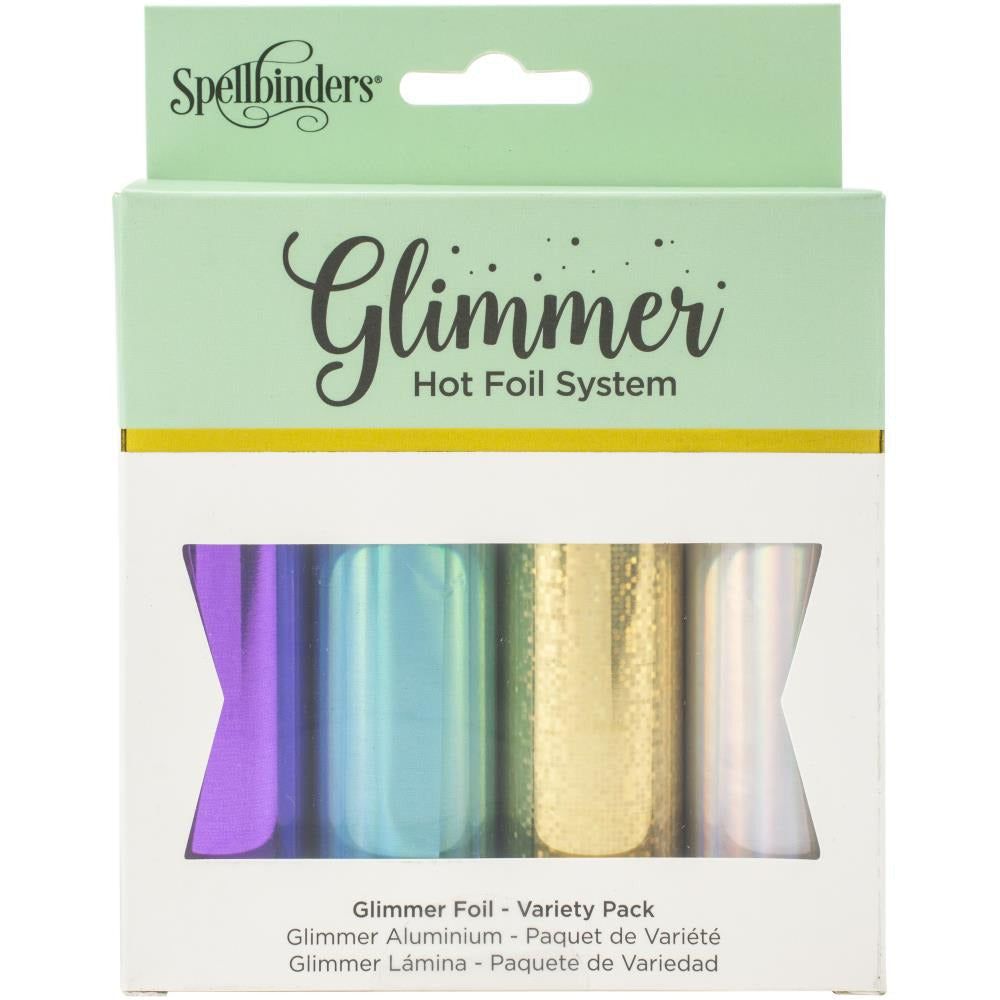 Spellbinders Glimmer Foil - Variety Pack 1 - 4/pkg - Honey Bee Stamps