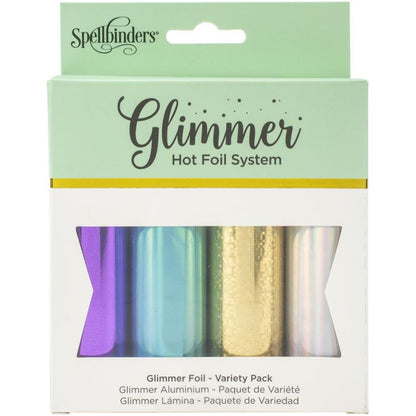 Spellbinders Glimmer Foil - Variety Pack 1 - 4/pkg - Honey Bee Stamps