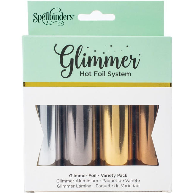 Spellbinders Glimmer Foil - Variety Pack Metallics 4/pk - Honey Bee Stamps