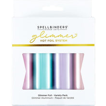 Spellbinders Glimmer Foil - Variety Pack Satin Pastels 4/pk - Honey Bee Stamps