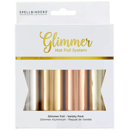 Spellbinders Glimmer Hot Foil - Variety Pack Satin Metallics 4/pk - Honey Bee Stamps