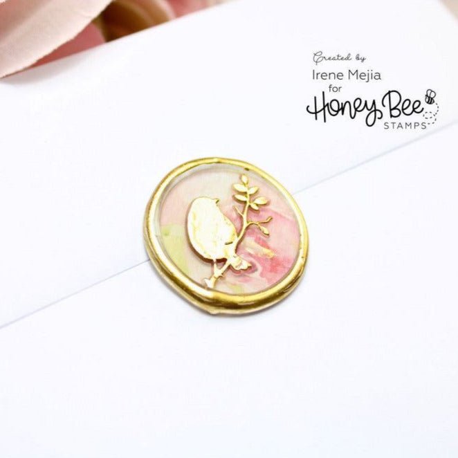 Spring Bird - Wax Stamper - Honey Bee Stamps