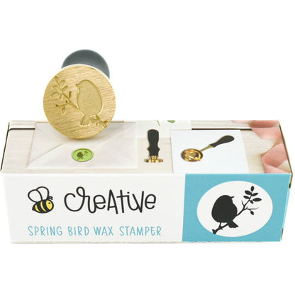 Spring Bird - Wax Stamper - Honey Bee Stamps