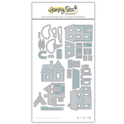 Spring Cottage Village - Honey Cuts - Stand - Alone Dies - Honey Bee Stamps