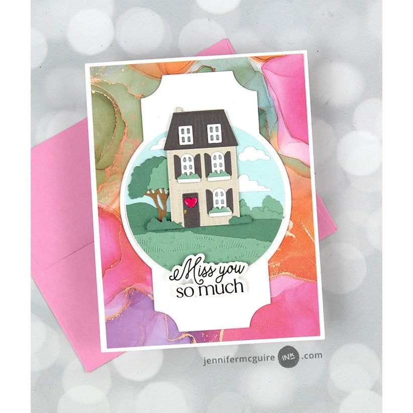 Spring Cottage Village - Honey Cuts - Stand - Alone Dies - Honey Bee Stamps