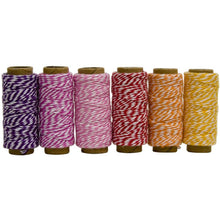Spring Fling Cotton Baker's Twine Mini Spools 2-Ply 65' - Honey Bee Stamps