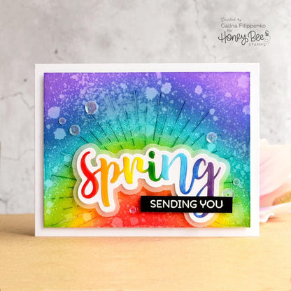 Spring - Honey Cuts - Stand - Alone Dies - Retiring - Honey Bee Stamps