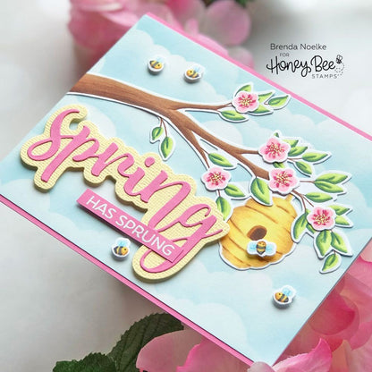Spring - Honey Cuts - Stand - Alone Dies - Retiring - Honey Bee Stamps
