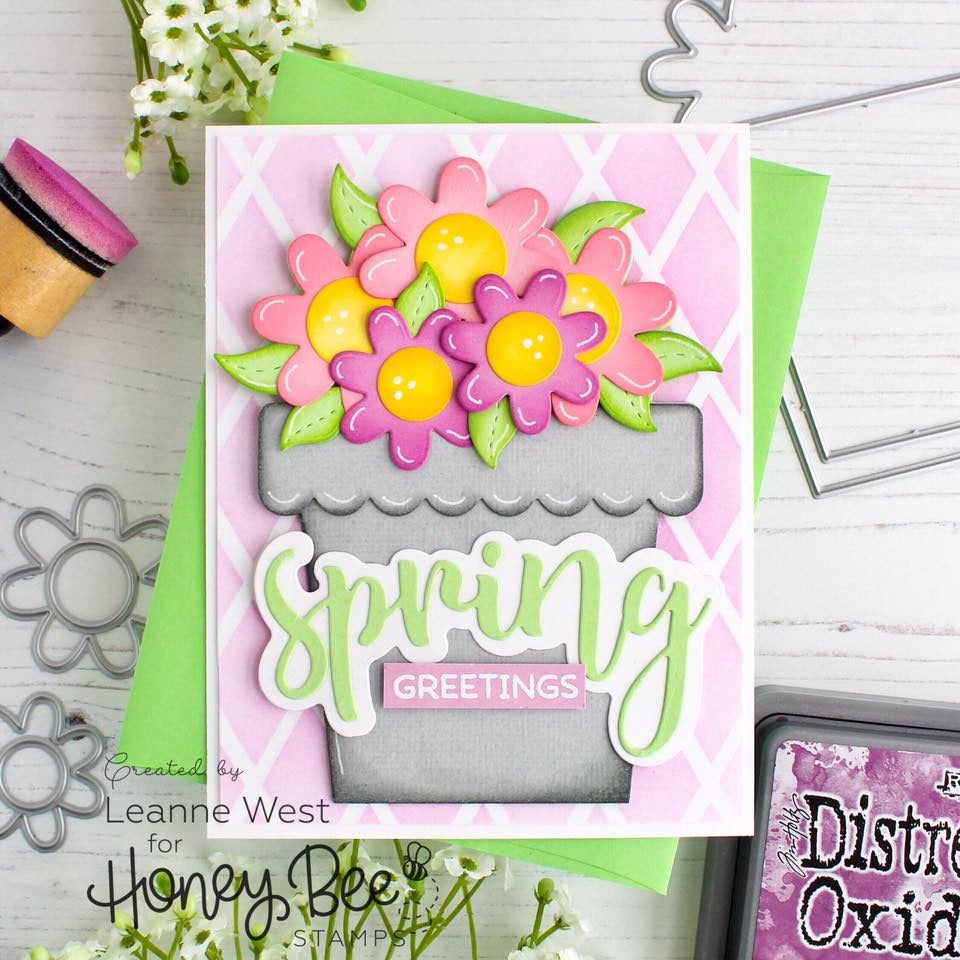 Spring - Honey Cuts - Stand - Alone Dies - Retiring - Honey Bee Stamps