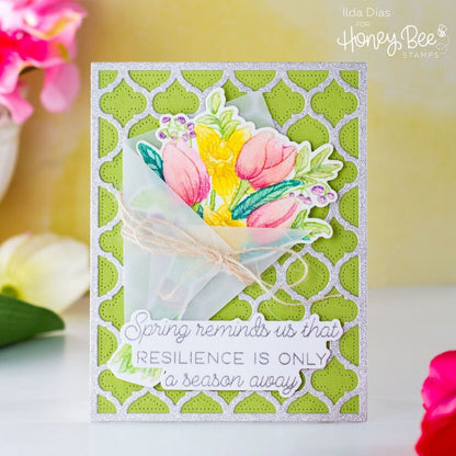 Spring Joy Bouquet - Honey Cuts - Coordinating Dies - Retiring - Honey Bee Stamps