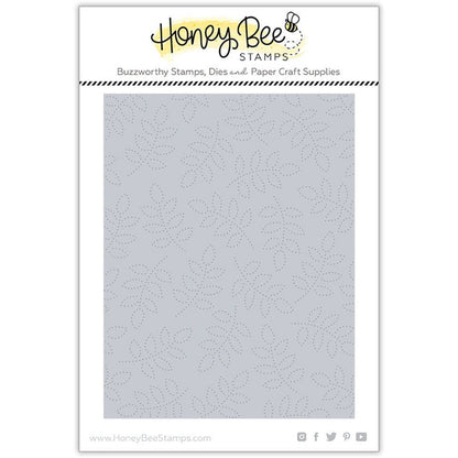 Spring Leaves A2 Pierced Cover Plate - Honey Cuts - Stand - Alone Dies - Honey Bee Stamps