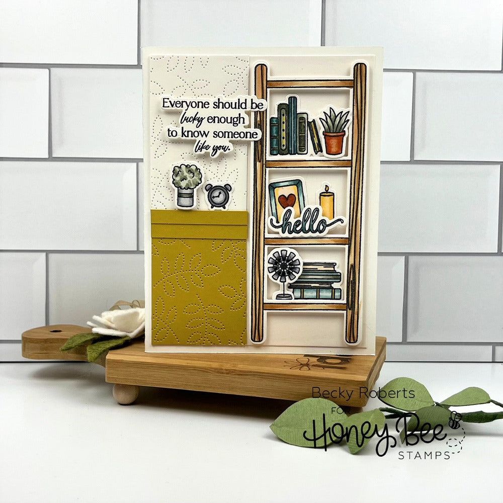 Spring Leaves A2 Pierced Cover Plate - Honey Cuts - Stand - Alone Dies - Honey Bee Stamps