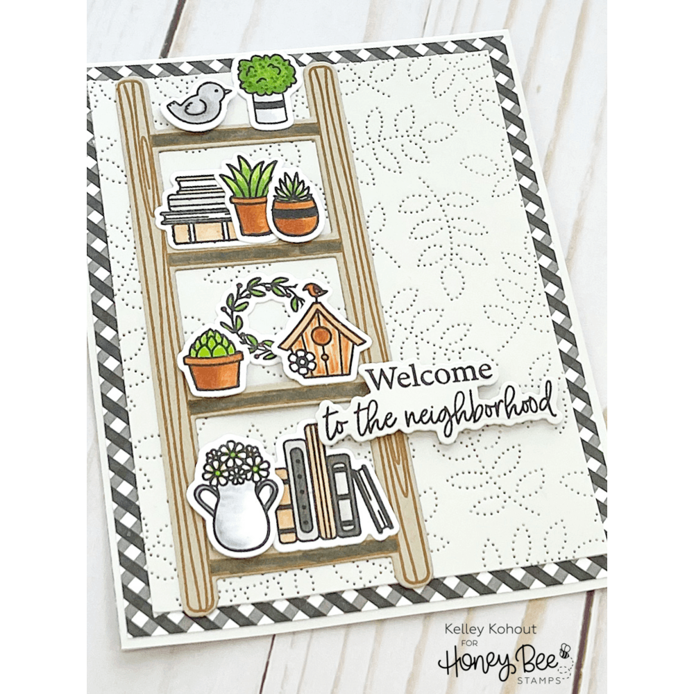 Spring Leaves A2 Pierced Cover Plate - Honey Cuts - Stand - Alone Dies - Honey Bee Stamps