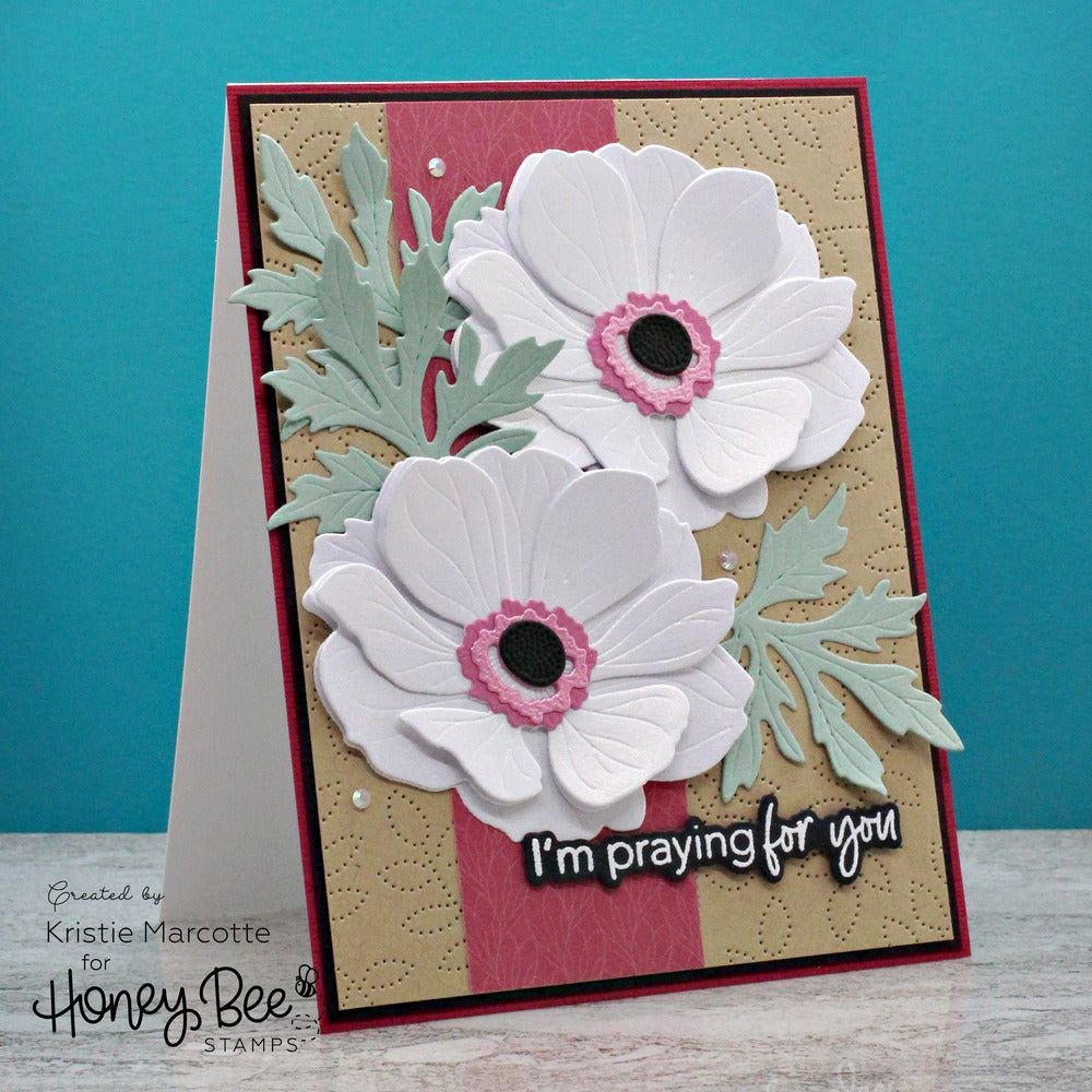 Spring Leaves A2 Pierced Cover Plate - Honey Cuts - Stand - Alone Dies - Honey Bee Stamps