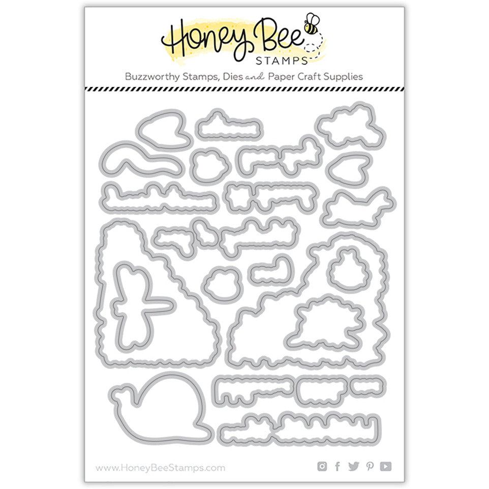 Spring Meadow - Honey Cuts - Coordinating Dies - RETIRING - Honey Bee Stamps