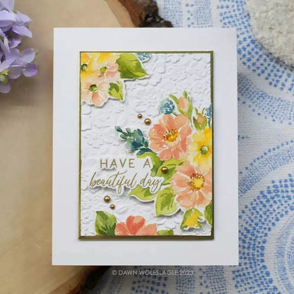 Spring Medley - 3D Embossing Folder - Honey Bee Stamps