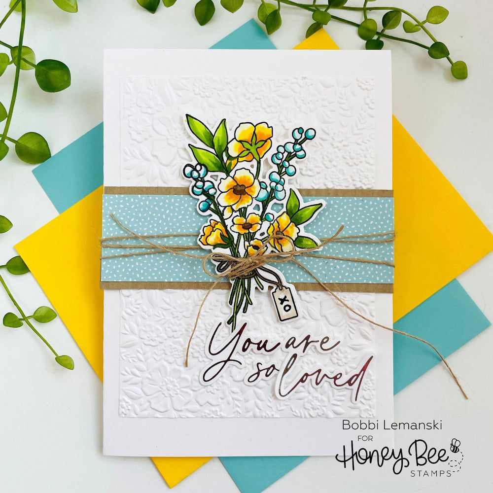 Spring Medley - 3D Embossing Folder - Honey Bee Stamps