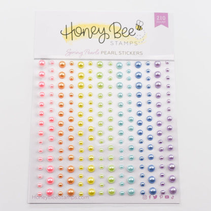 Spring Pearls - Pearl Stickers - 210 Count - Honey Bee Stamps