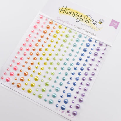Spring Pearls - Pearl Stickers - 210 Count - Honey Bee Stamps