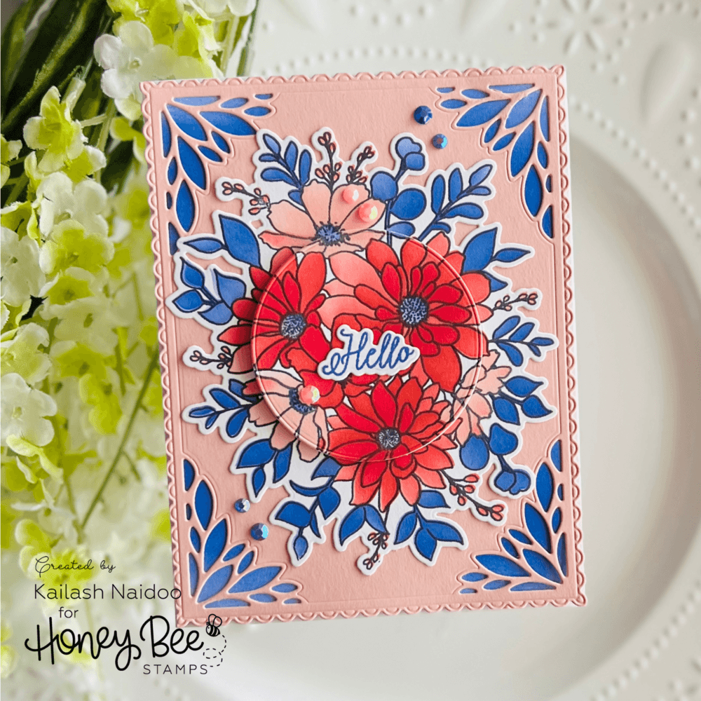 Spring Vine Layering Frames - Honey Cuts - Stand - Alone Dies - Honey Bee Stamps