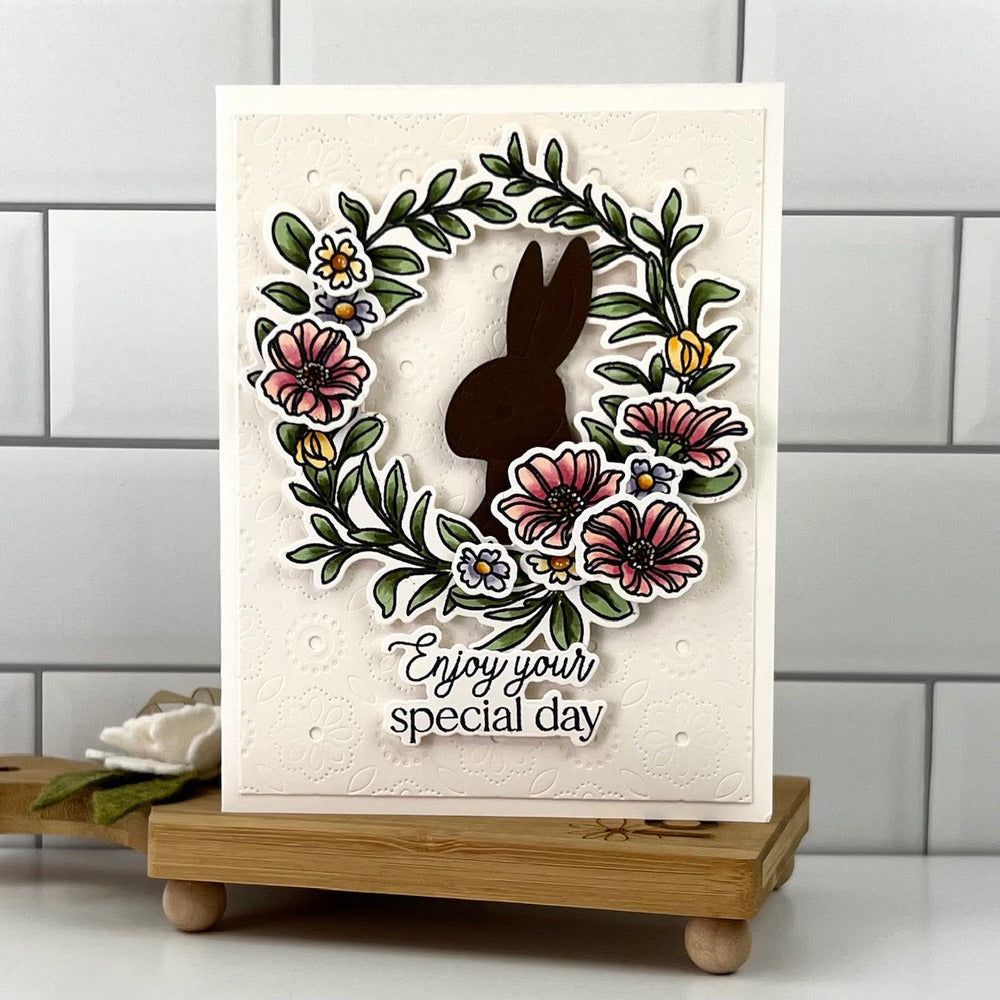 Spring Wreath - Honey Cuts - Coordinating Dies - Retiring - Honey Bee Stamps