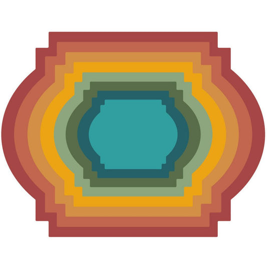 Stacking Art Deco Labels - Honey Cuts - Stand - Alone Dies - Honey Bee Stamps