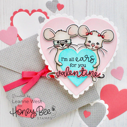 Stacking Hearts - Honey Cuts - Stand - Alone Dies - Honey Bee Stamps